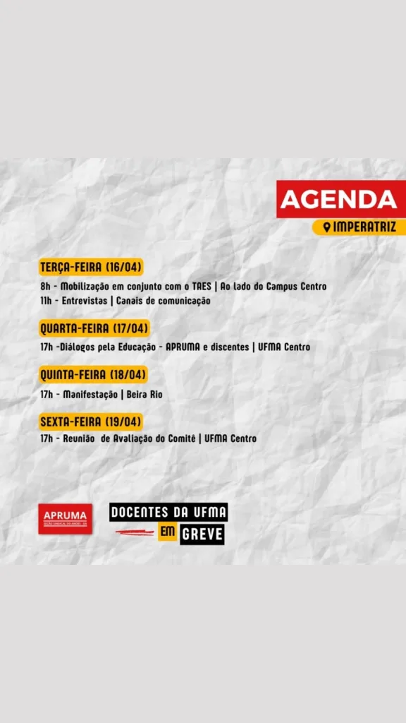 Segundo dia de greve geral dos professores da UFMA 2 Imagens de Notícias de Imperatriz