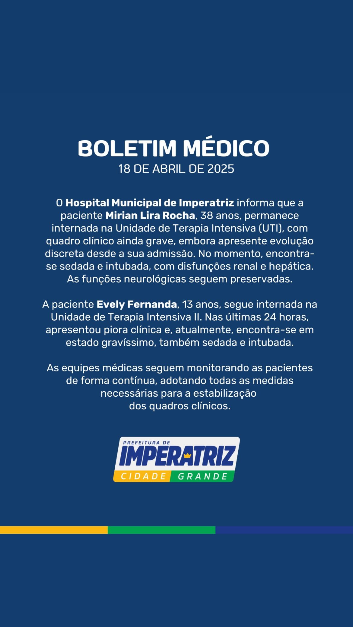 Boletim médico de mãe e filha envenenadas com ovo de Páscoa em Imperatriz é divulgado 1 Imagens de Notícias de Imperatriz