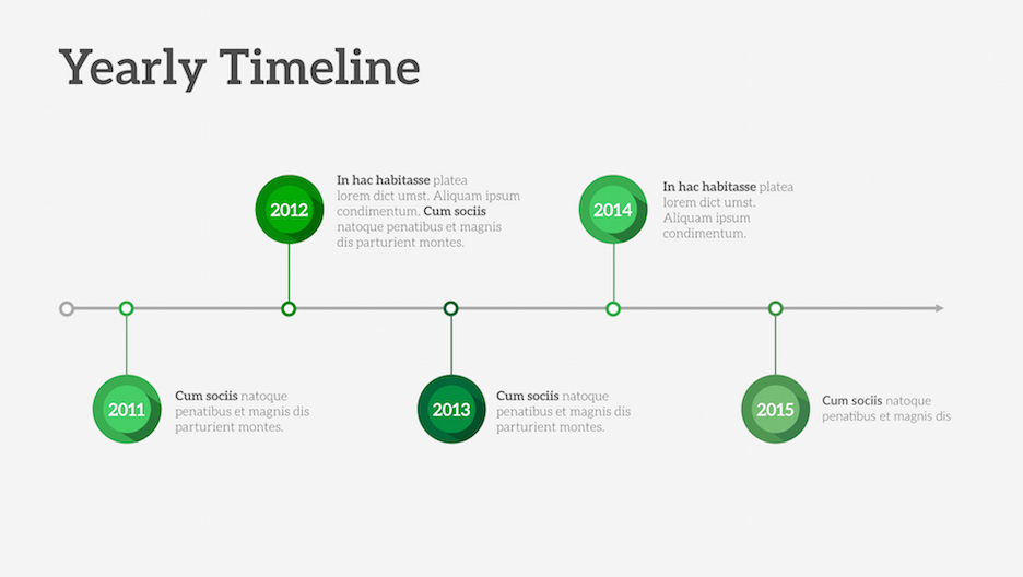 timeline presentation template