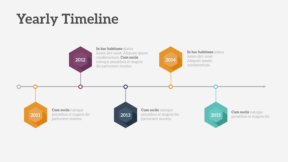 timeline for powerpoint 2013