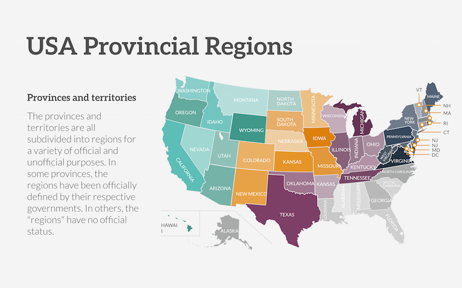 map of usa for powerpoint