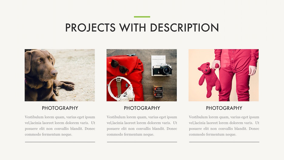 portfolio template powerpoint
