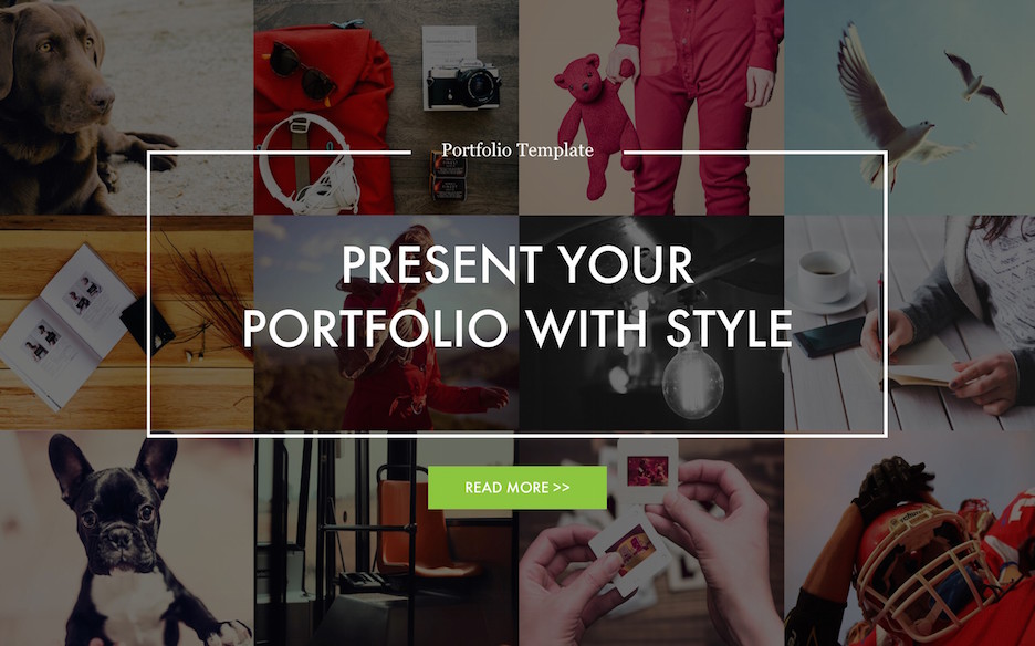 powerpoint portfolio template free