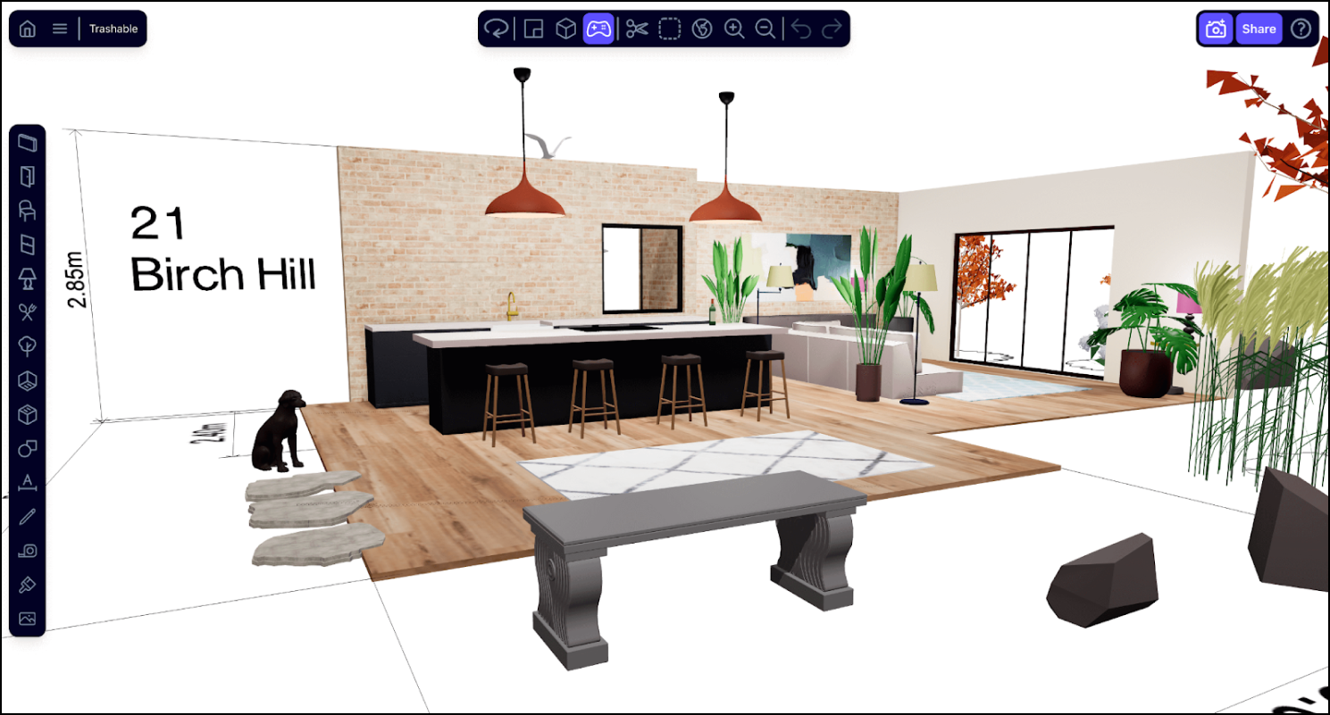 Arcadium3D house design tool