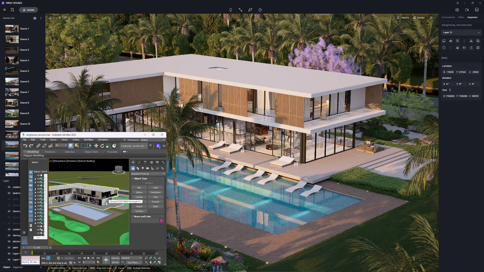 D5 Render home design and rendering tool