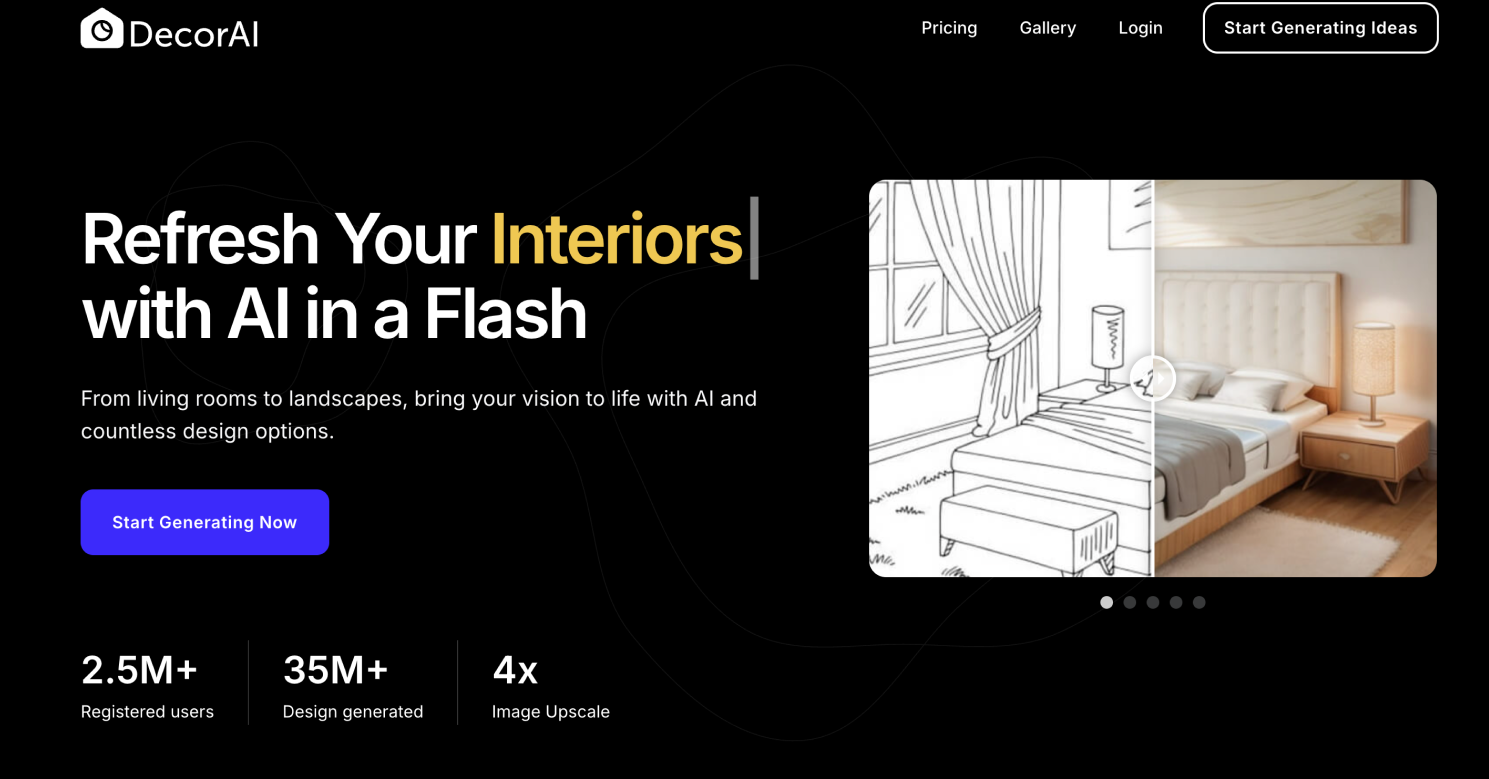 DecorAI home decorating tool