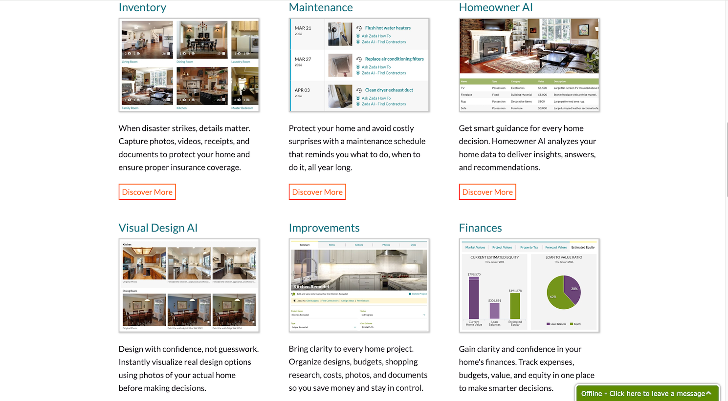 HomeZada for remodel budget tracking, project organization, and home inventory