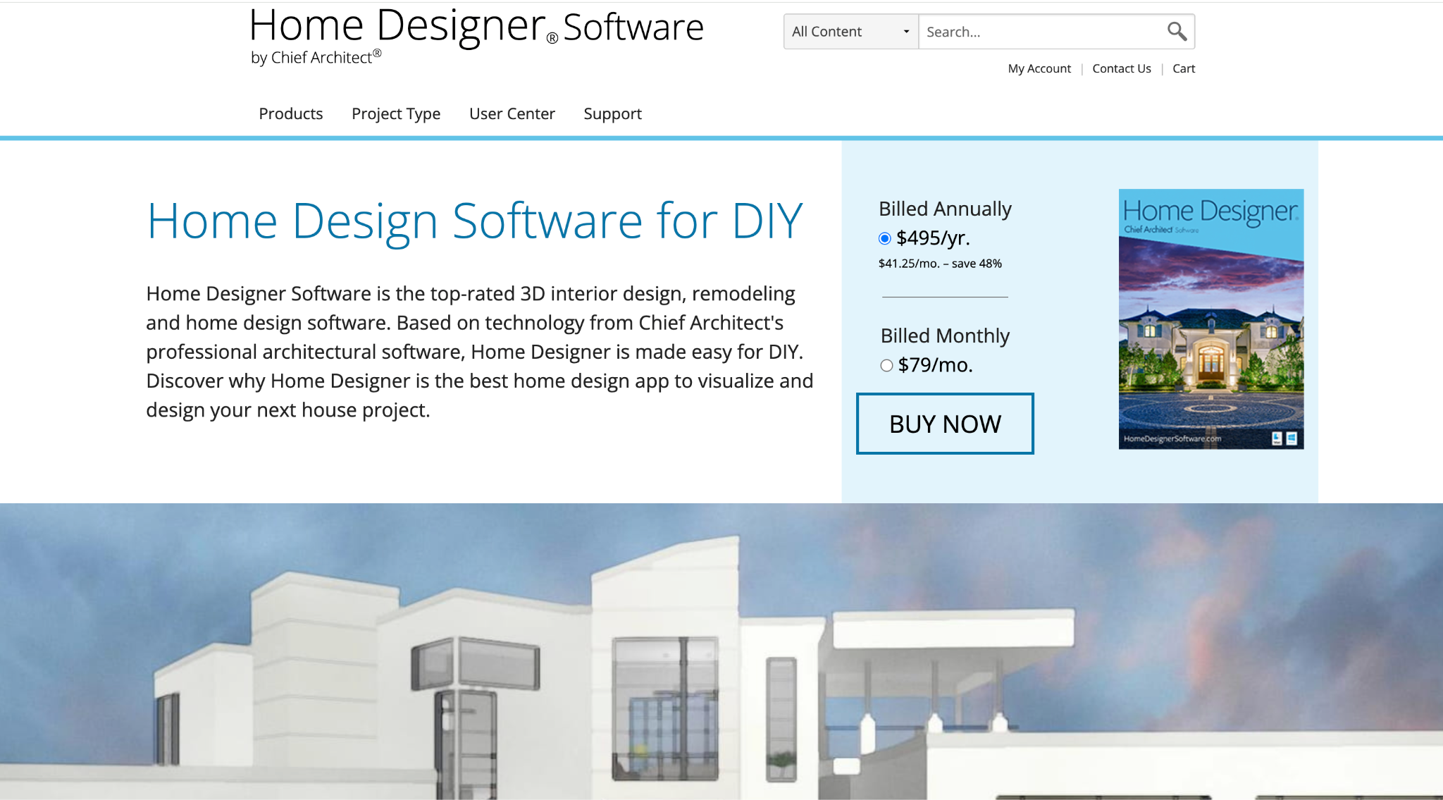 Home Designer by Chief Architect for DIY exterior planning