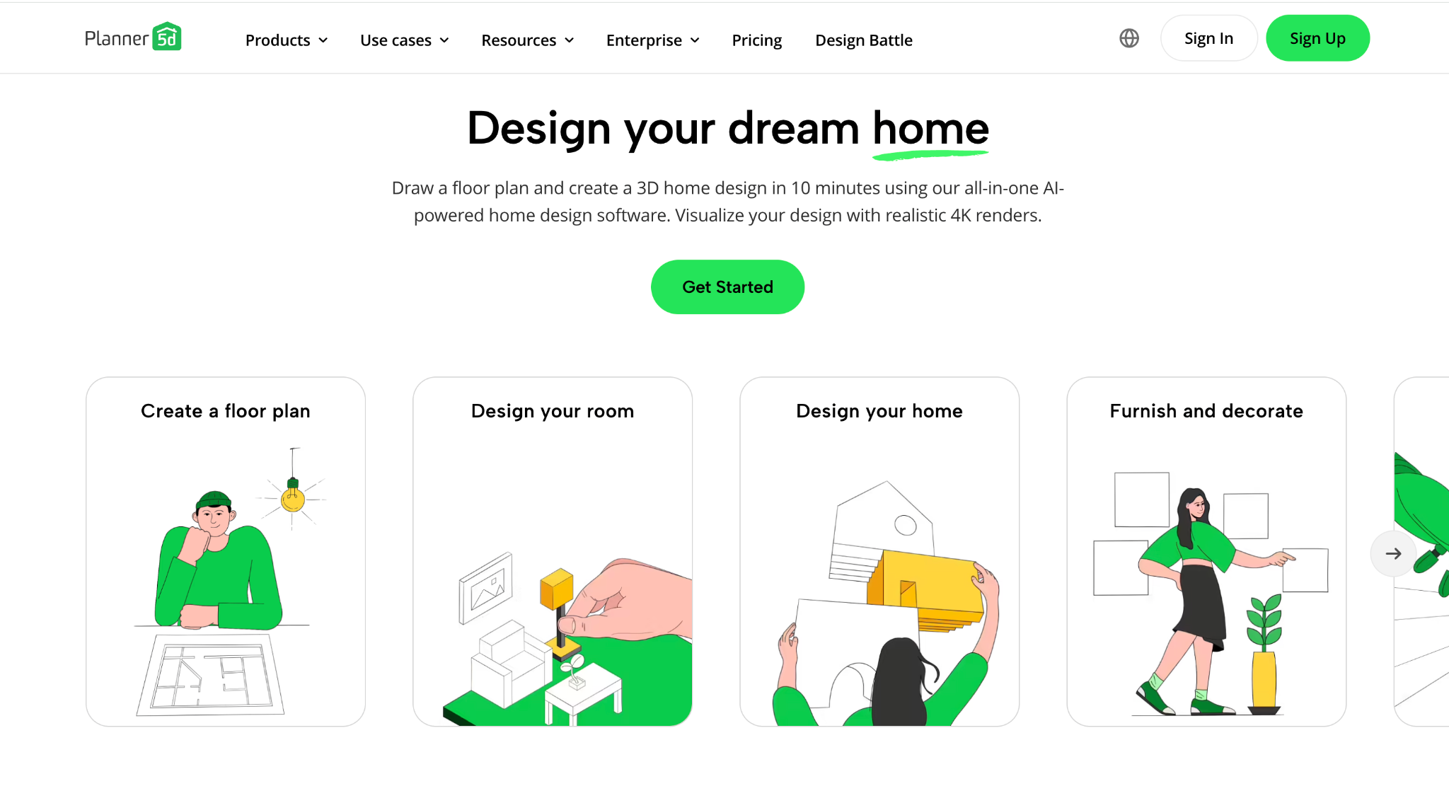 Planner5D create a 2D/3D home design in 10 minutes
