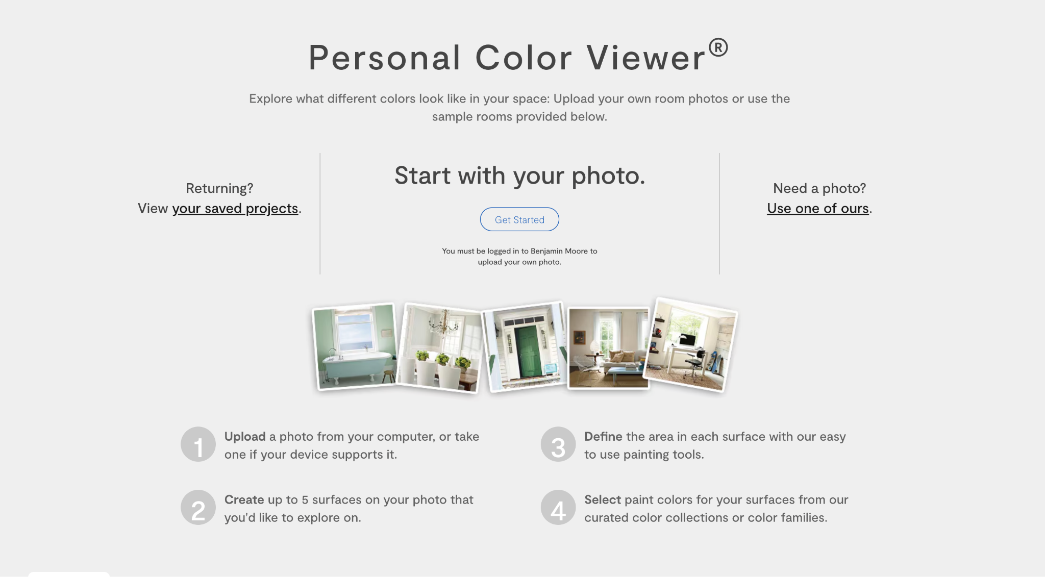 Benjamin Moore Personal Color Viewer for exterior paint exploration