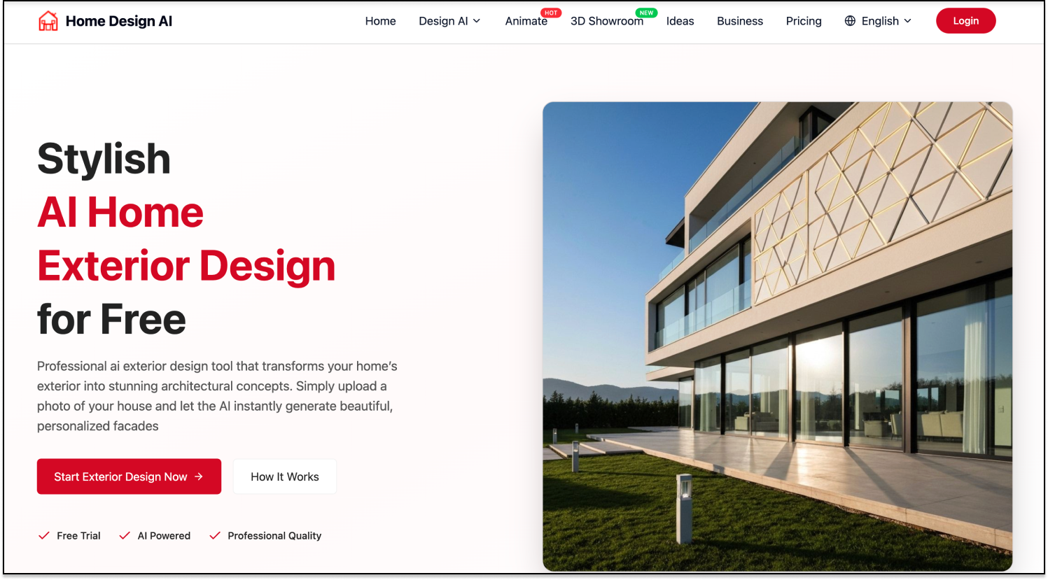 AI home design real estate listing