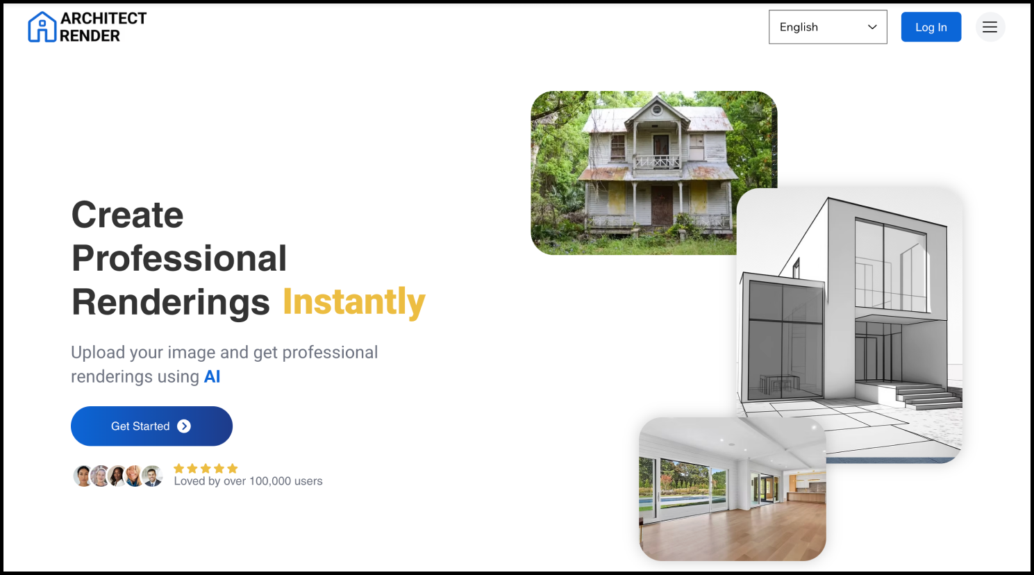 Architect render ai 3d rendering