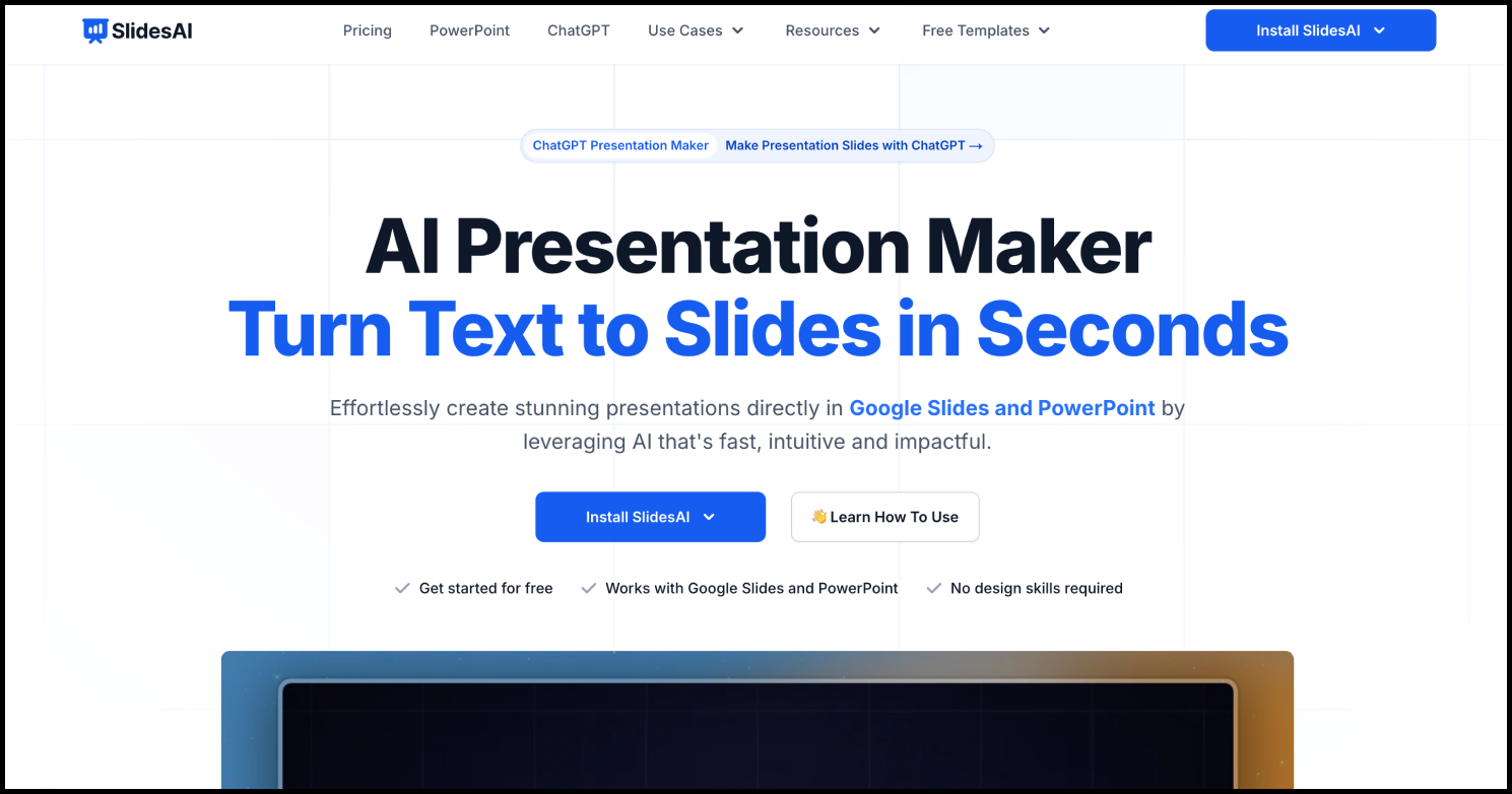 Slide AI - AI slide and presentation generation