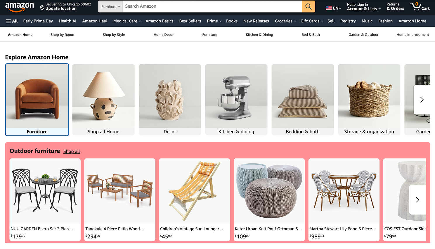 Amazon furniture