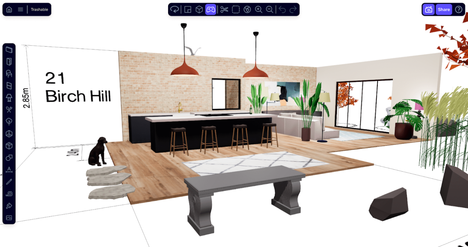 Arcadium3D house design tool