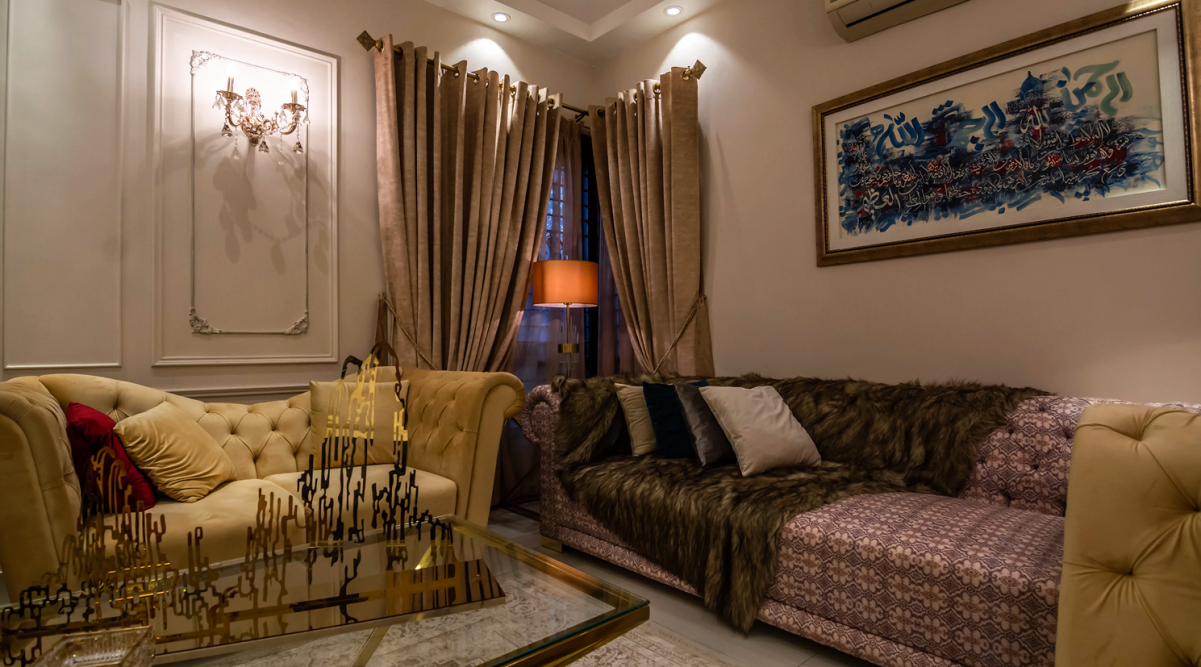 Interior design with the right proportion and scale