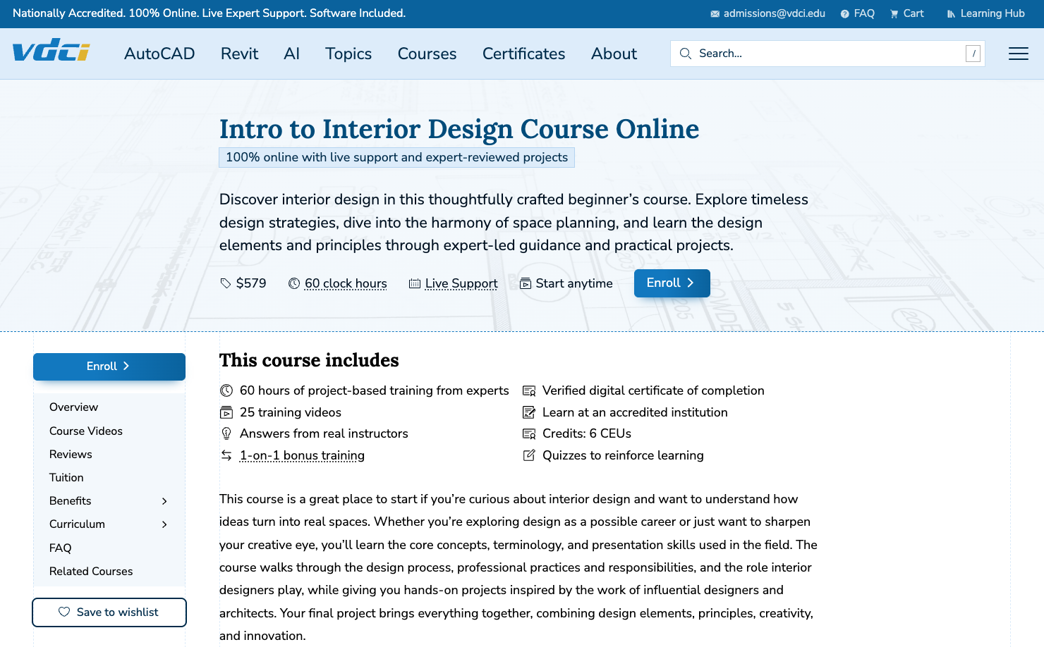 VDCI Intro to Interior Design