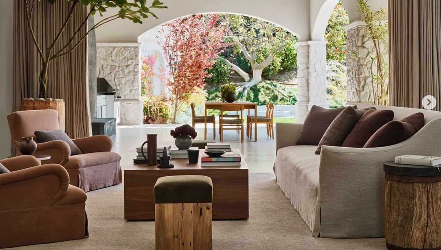 Earthy Neutral Living Rooms With Terracotta and Olive Accents
