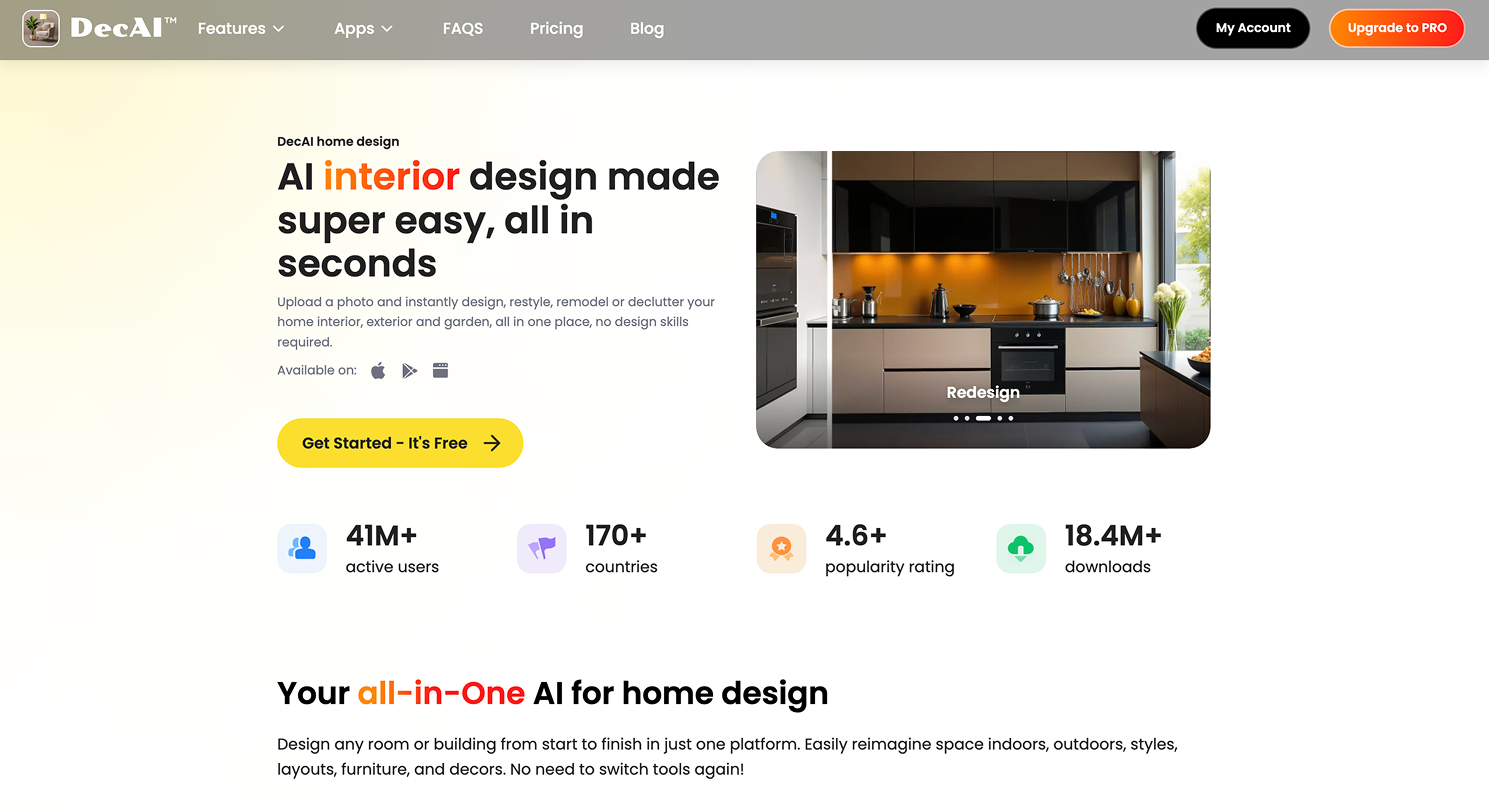 DecAI - Best for Fast All-in-One Dining Room Redesign