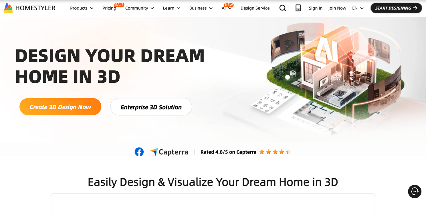 Homestyler - Best for 3D Dining Room Visualization