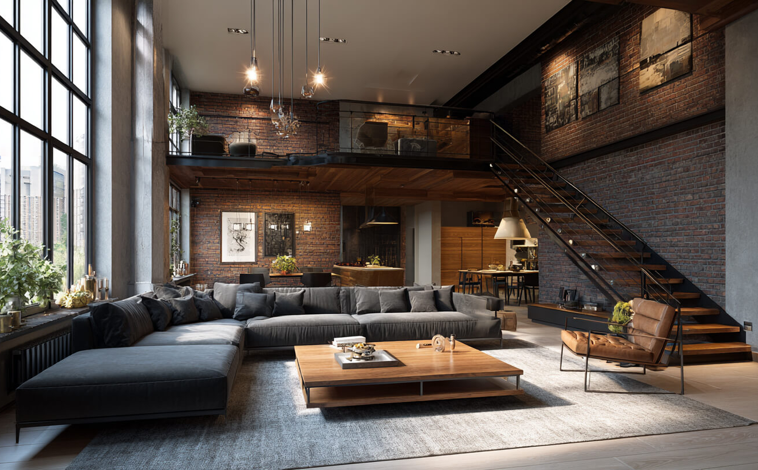 Industrial style design example
