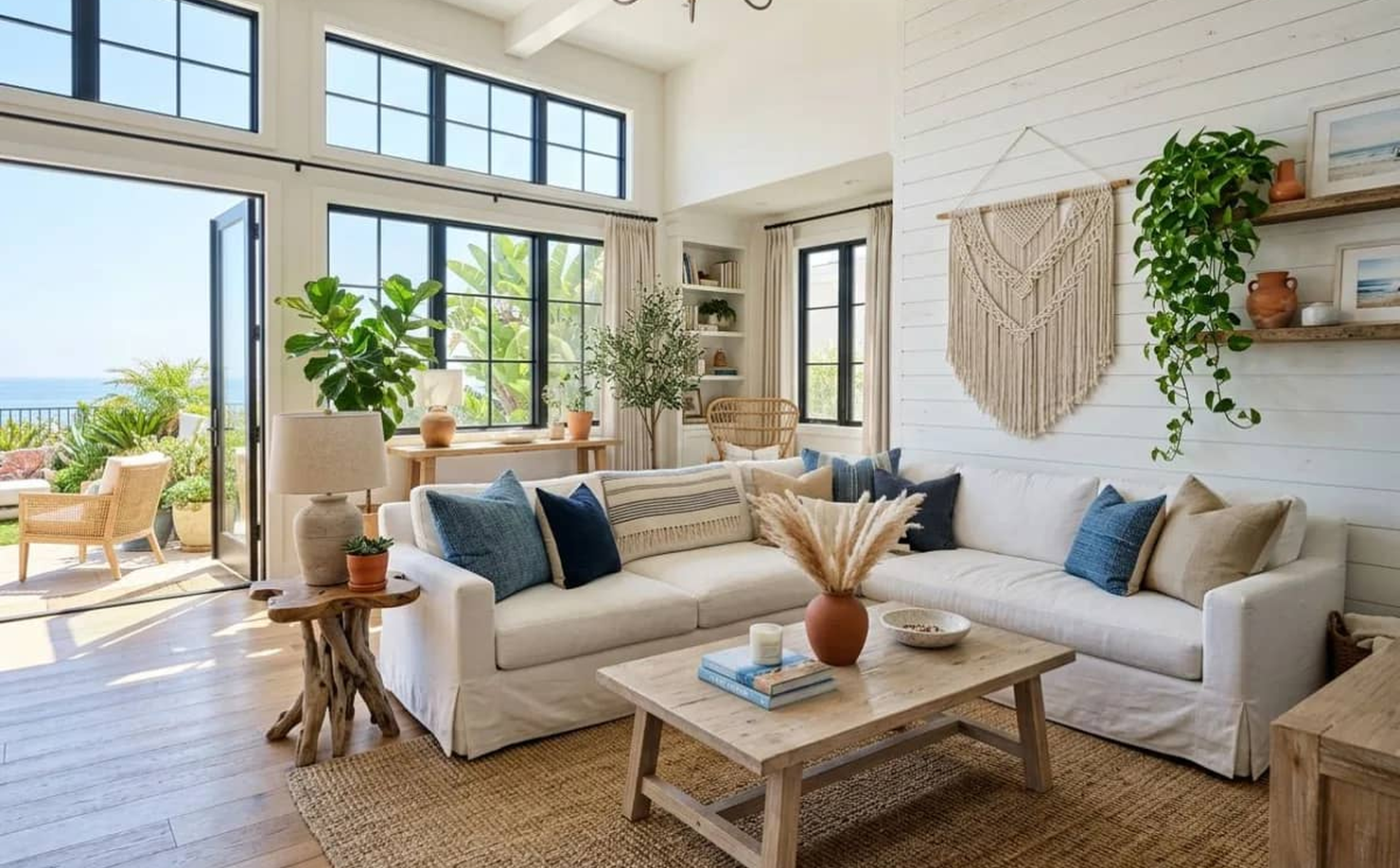 Coastal interior design example