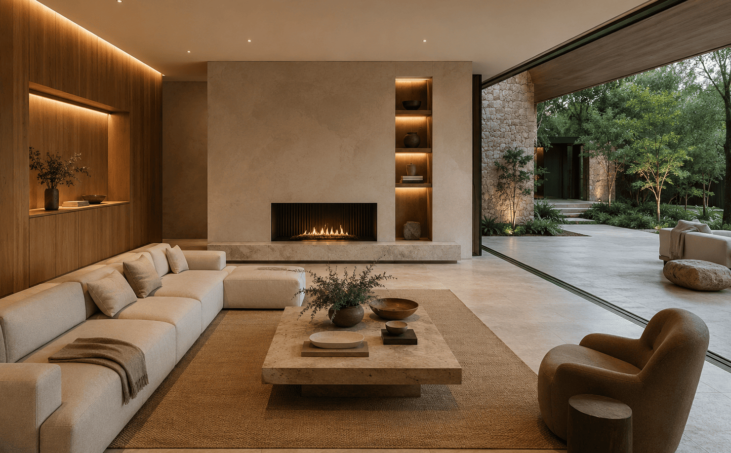 Minimalist smart tech style design example