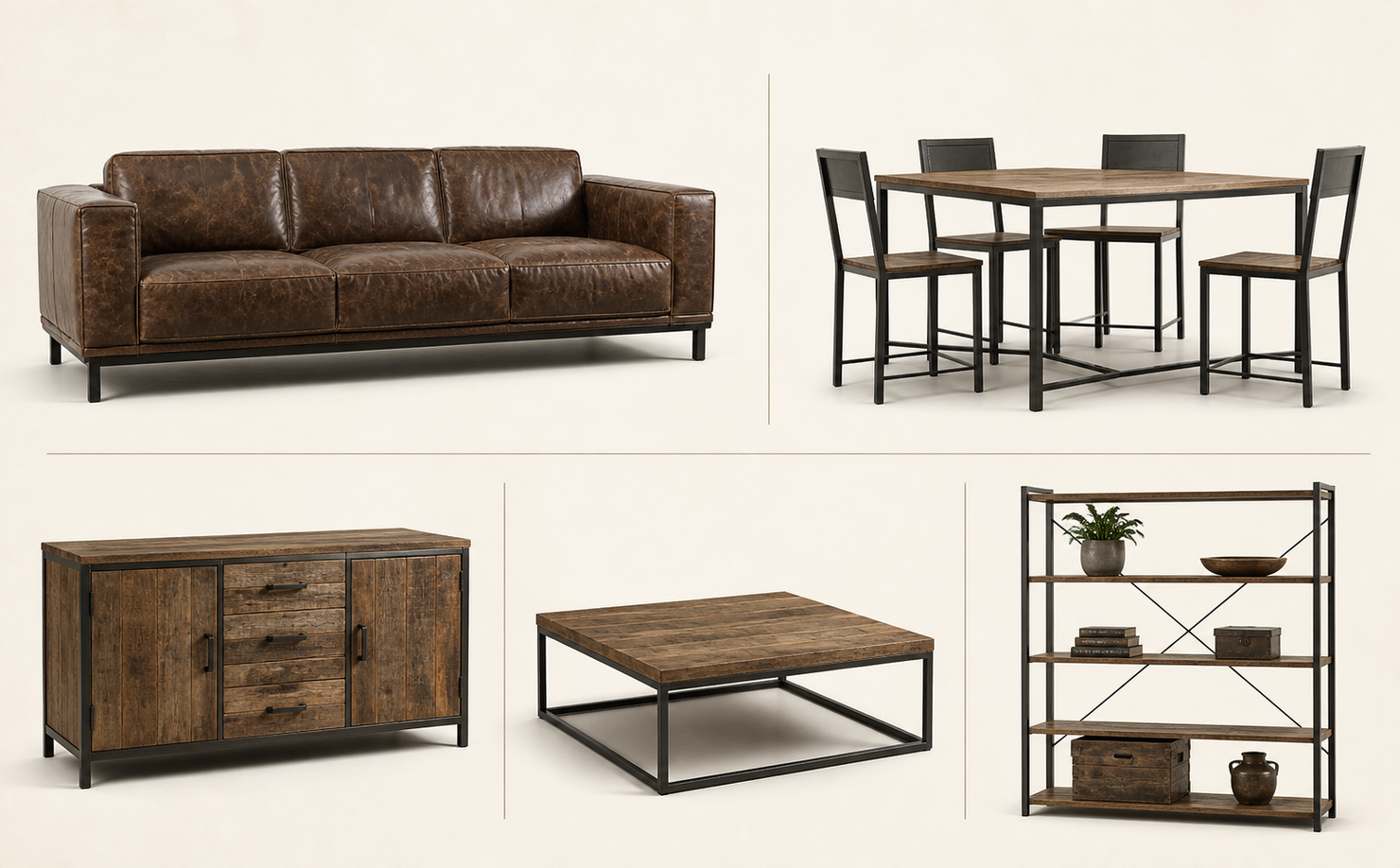 Best Industrial-Style Furniture & Decor Matching Guide
