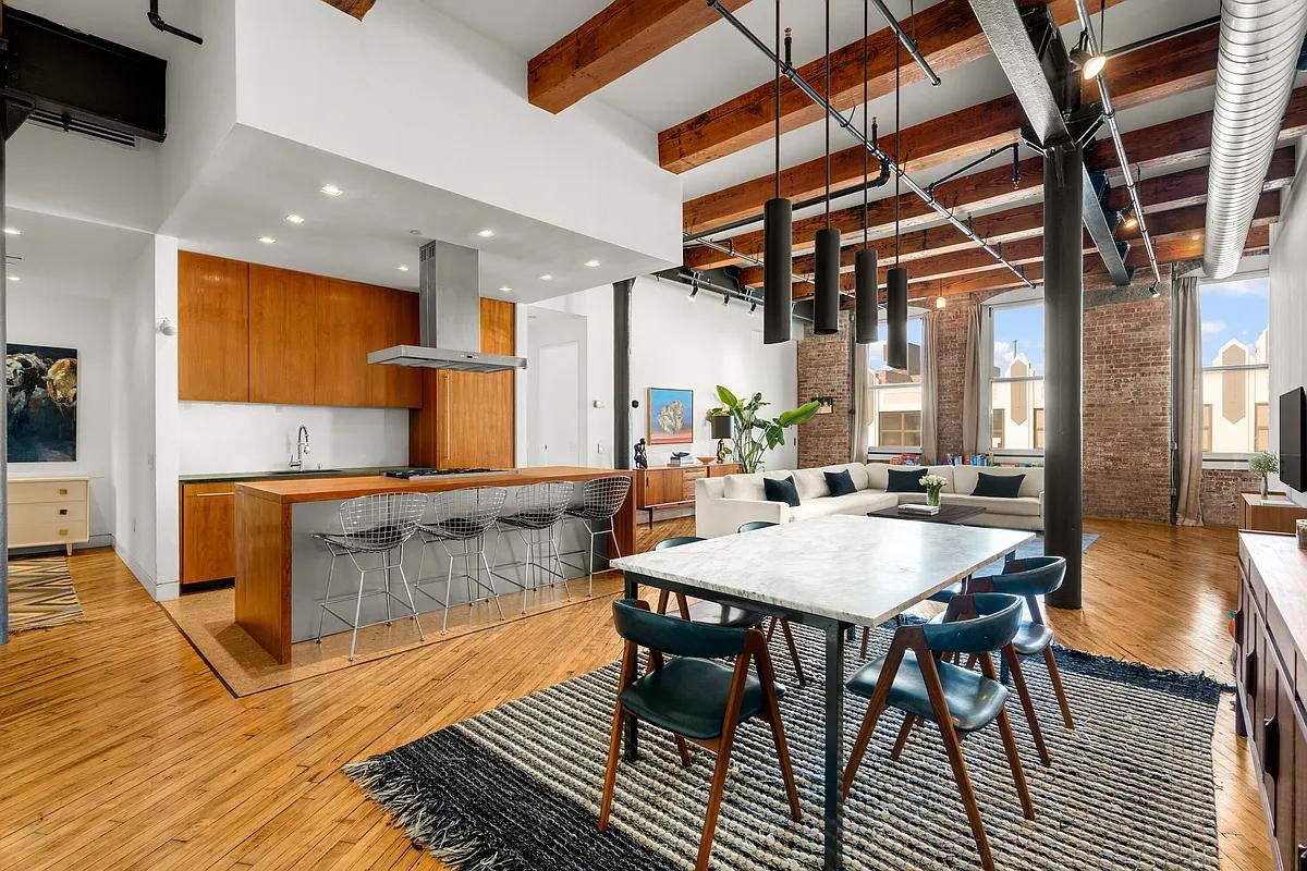 A classic williamsburg industrial loft design example