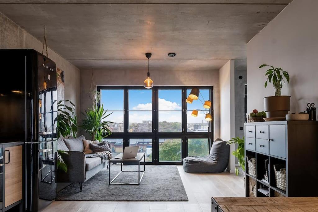 Cozy industrial-Scandinavian apartment design example