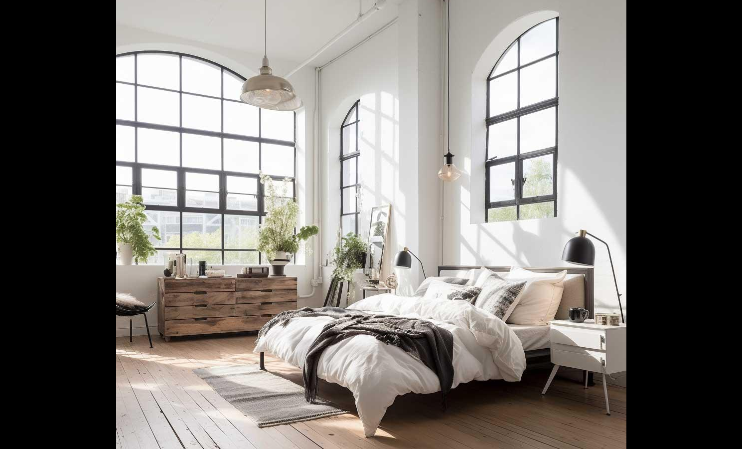 Black, white & Scandinavian-Industrial