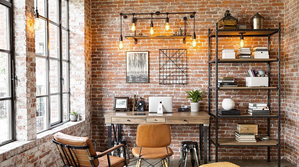 Industrial style as a home office