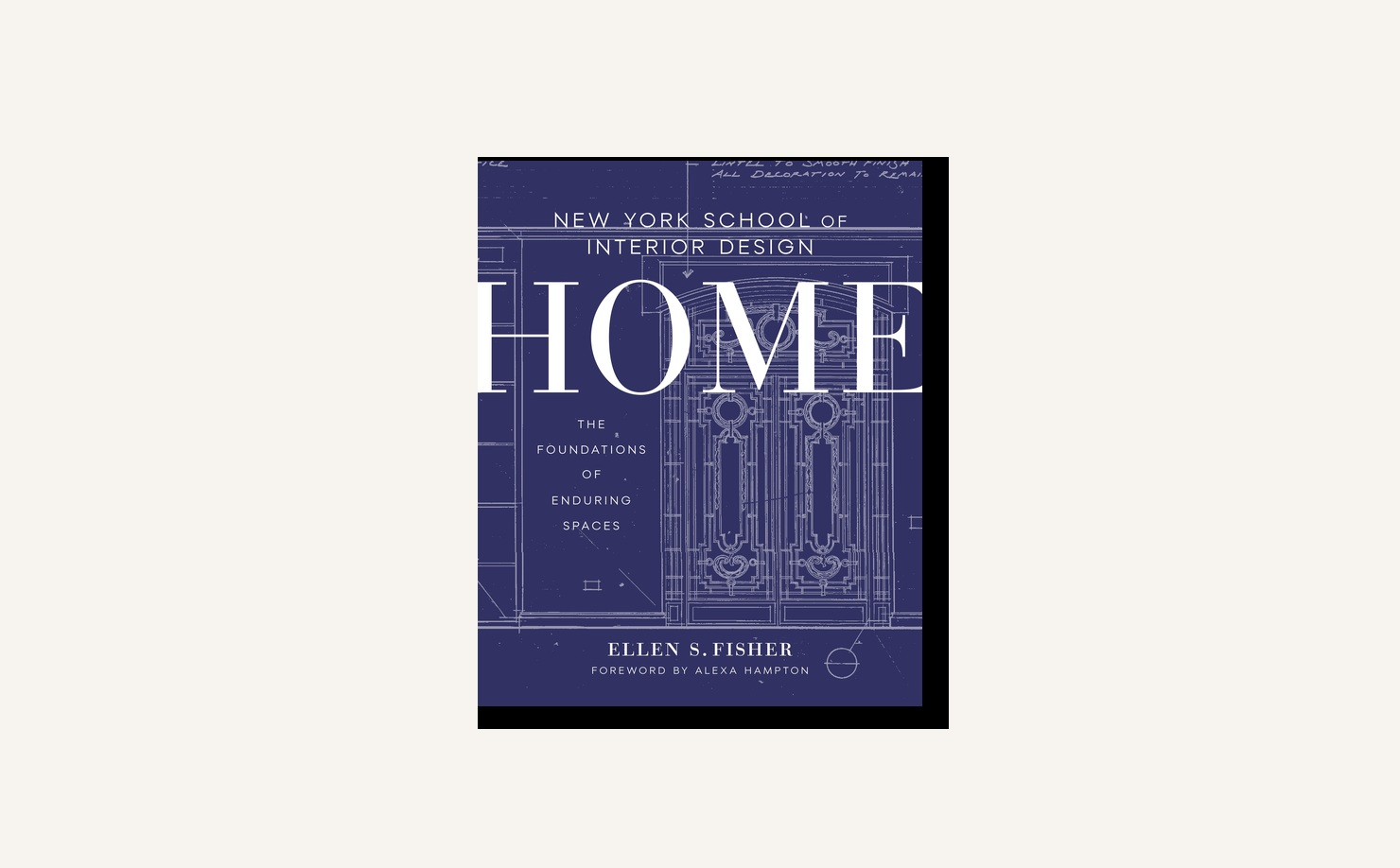 New York School of Interior Design Home book cover for interior design education and room planning