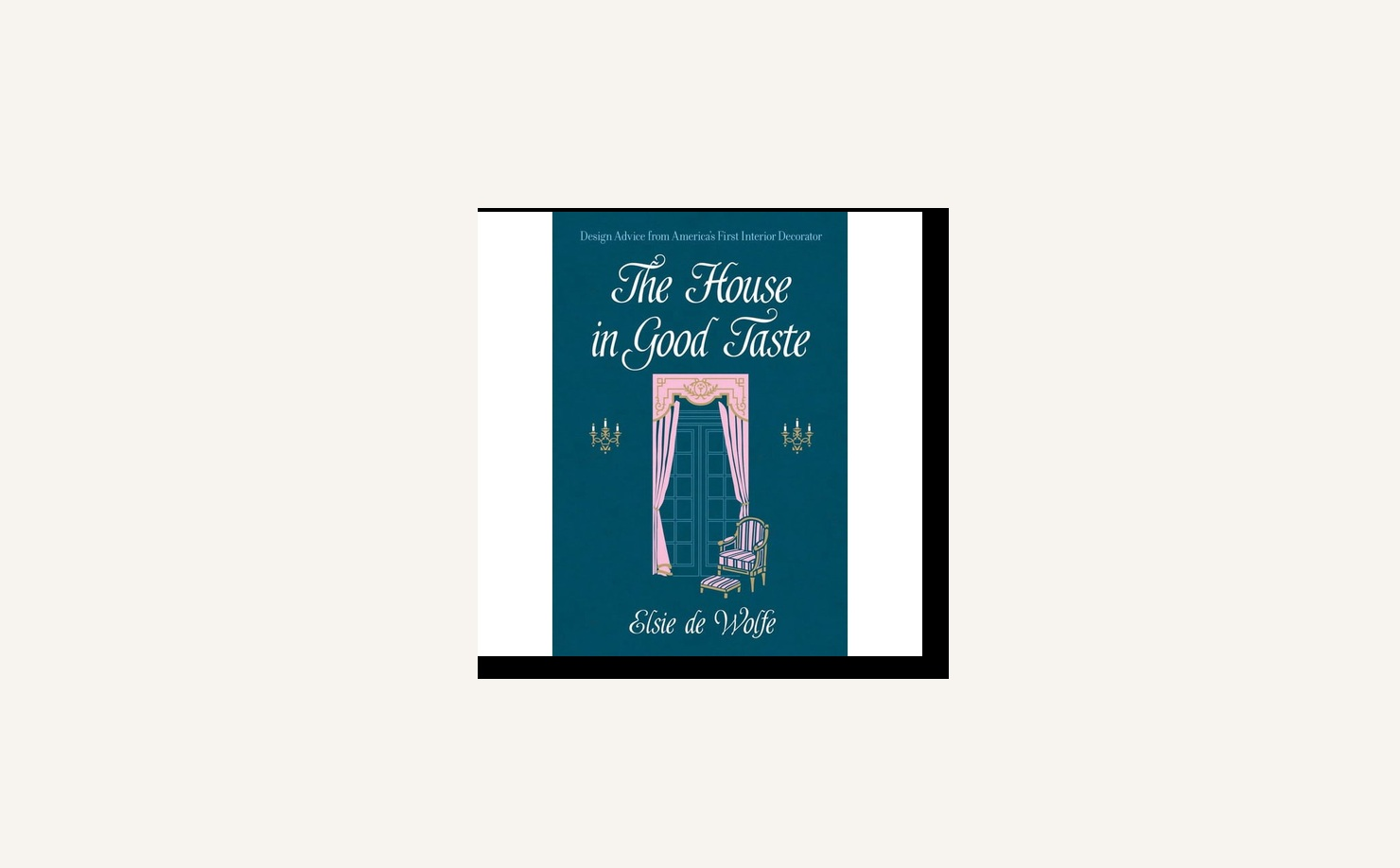 The House in Good Taste public domain book cover for classic interior decoration and home taste