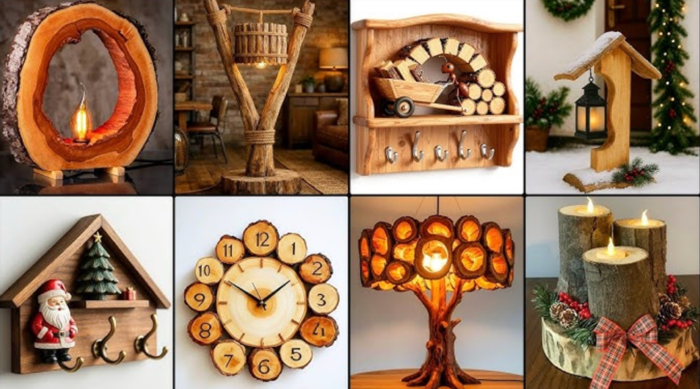 Small DIY wooden decors