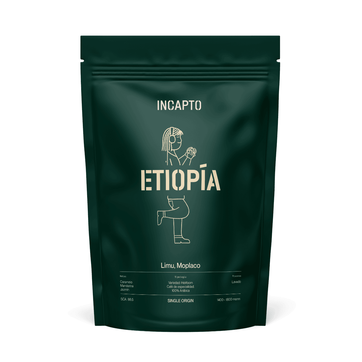 Café en grano de Etiopgía