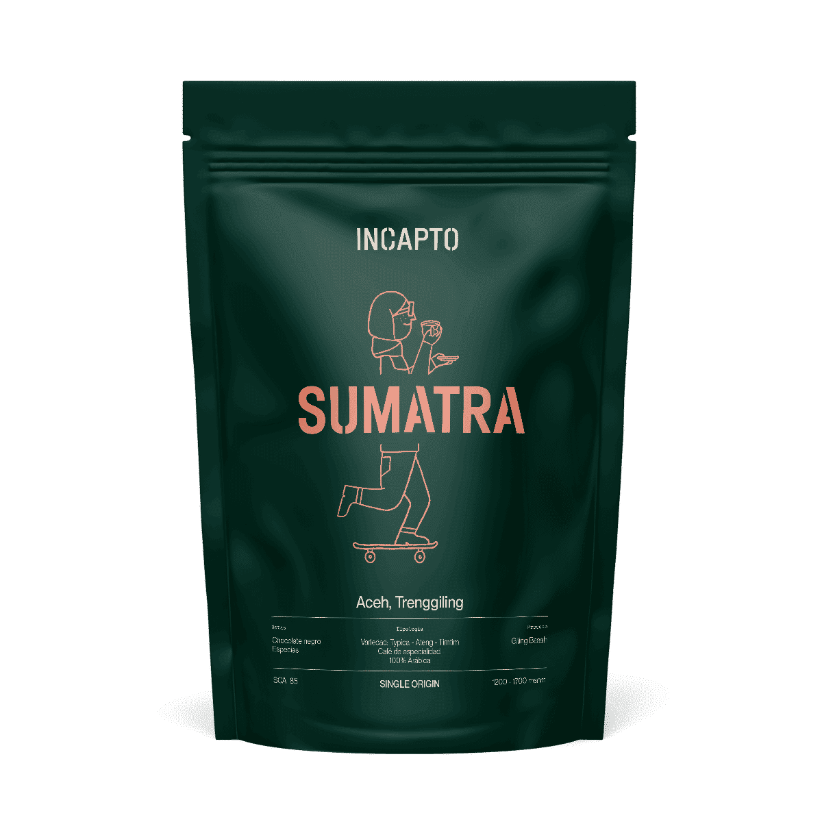 Café en grano de Sumatra