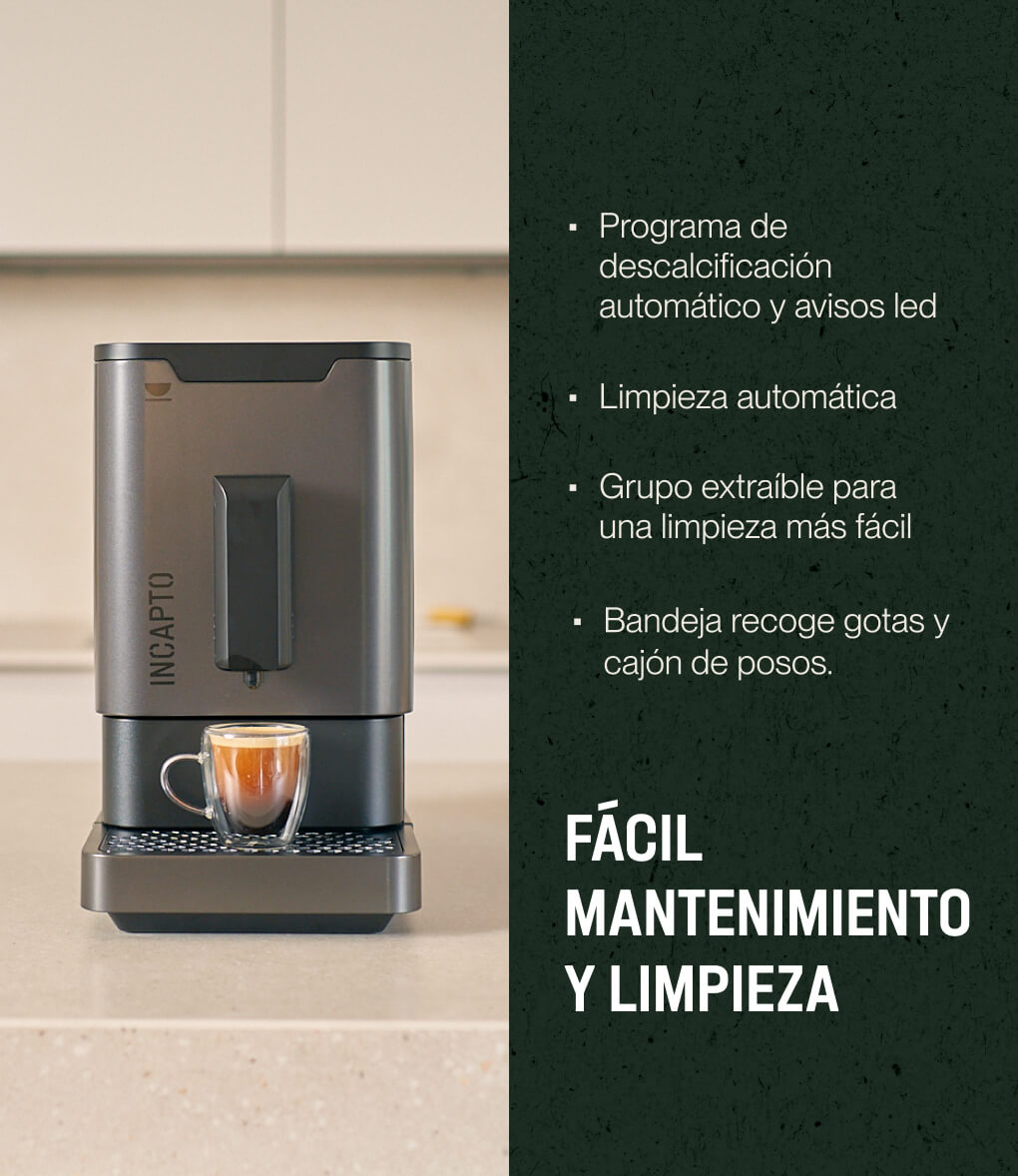 Cafetera Superautomática Reacondicionada Negra - Incapto