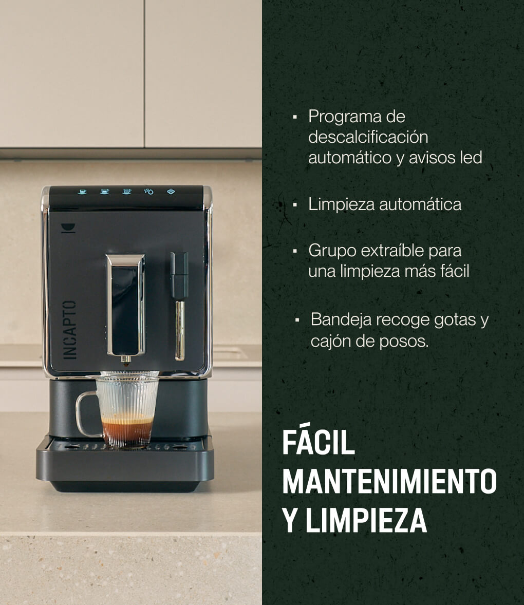 Cafetera Superautomática incapto – CoffeeMatic