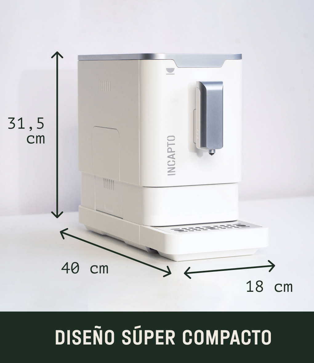 Cafetera Superautomática Reacondicionada Blanca - Incapto