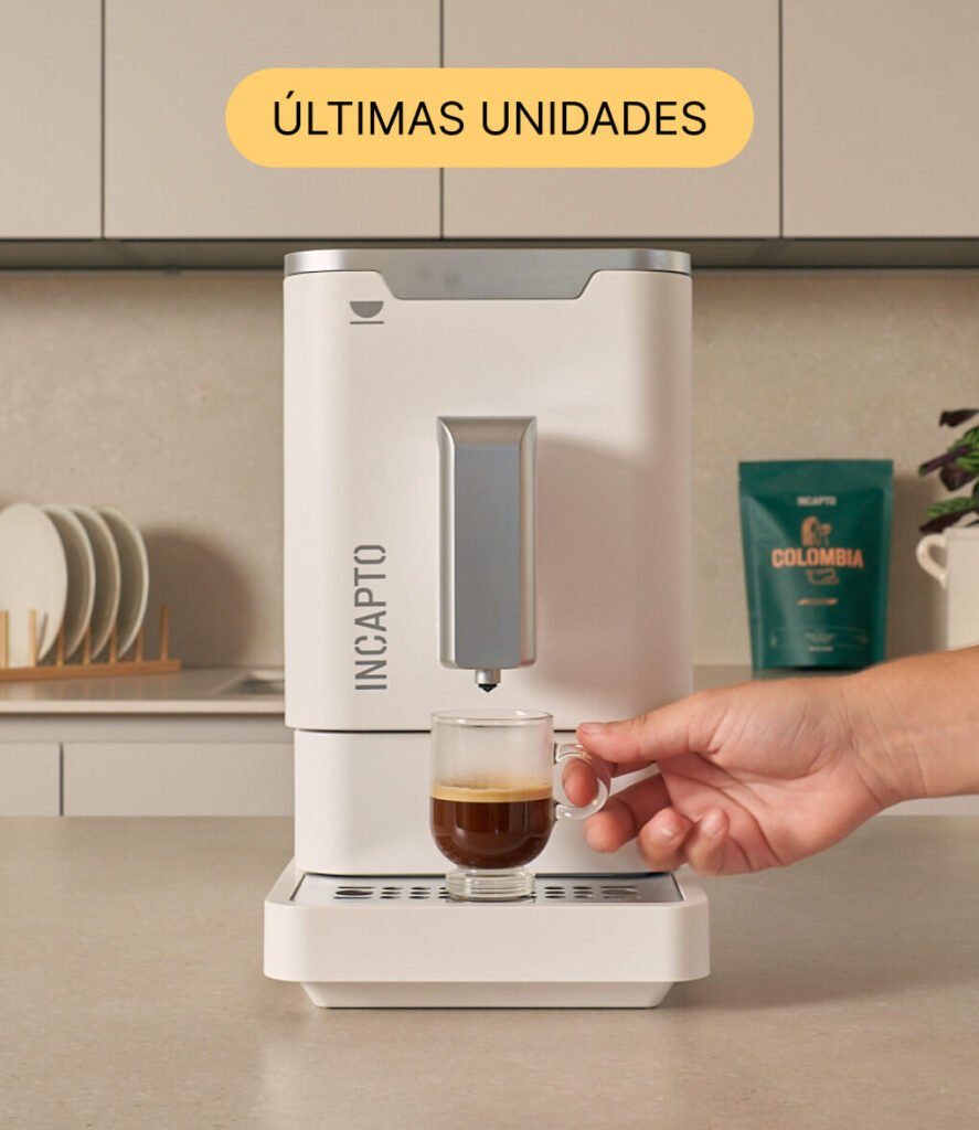 Últimas unidades de cafeteras superautomáticas INCAPTO blancas