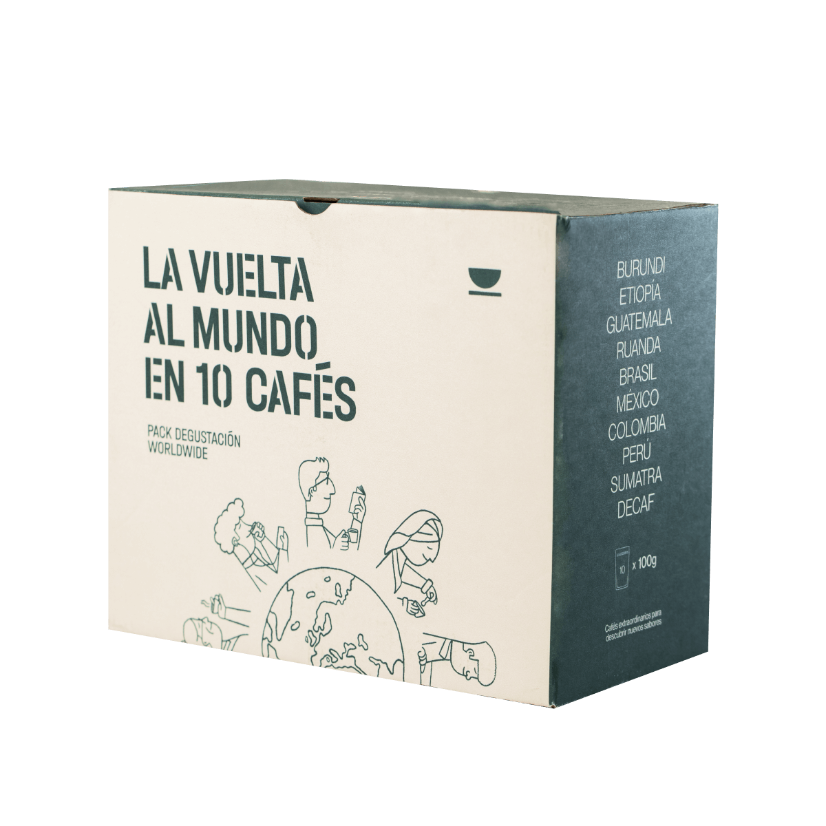 Pack degustación café en grano del mundo