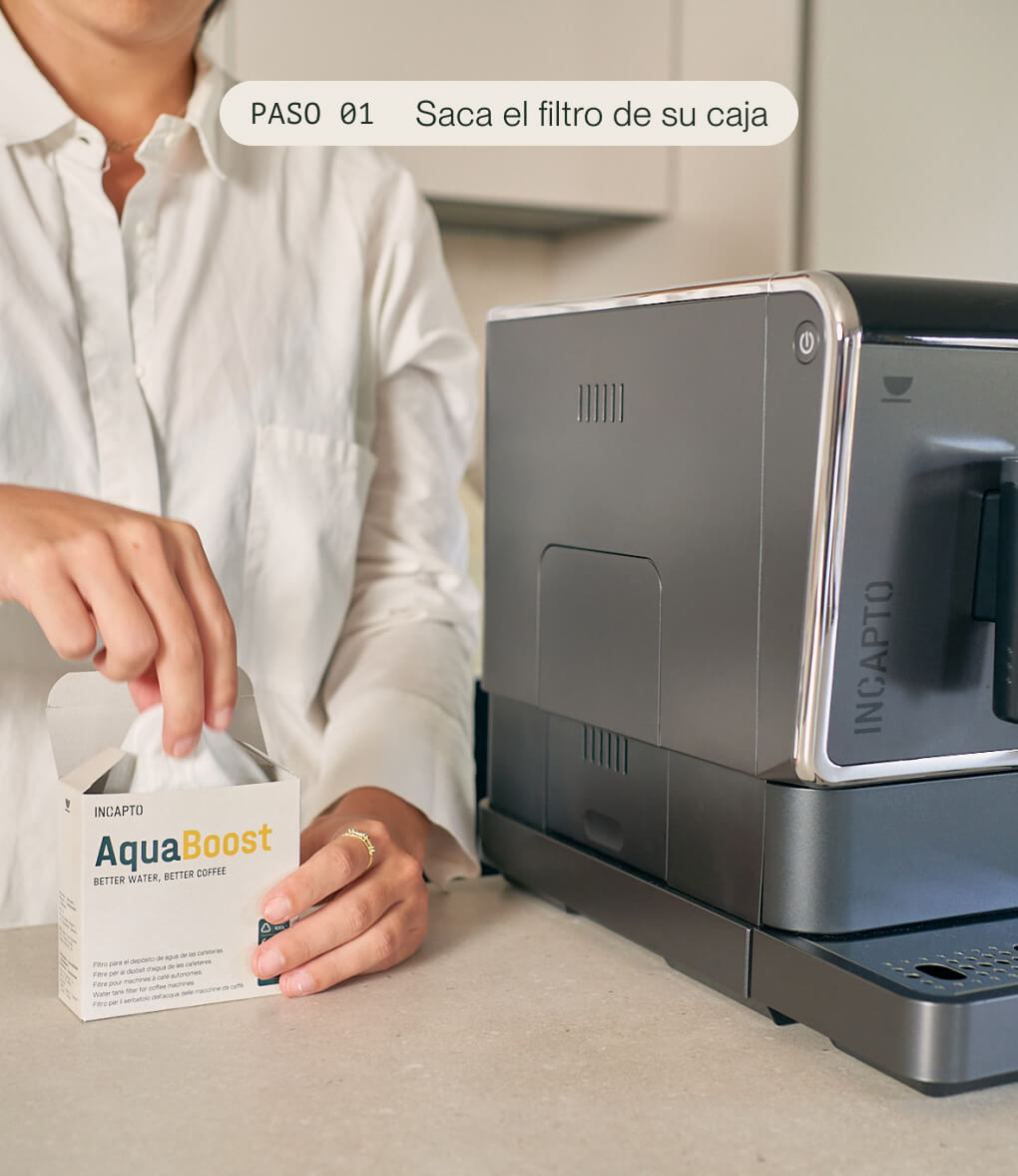 Filtro Aquaboost depurador de agua para cafeteras - Incapto