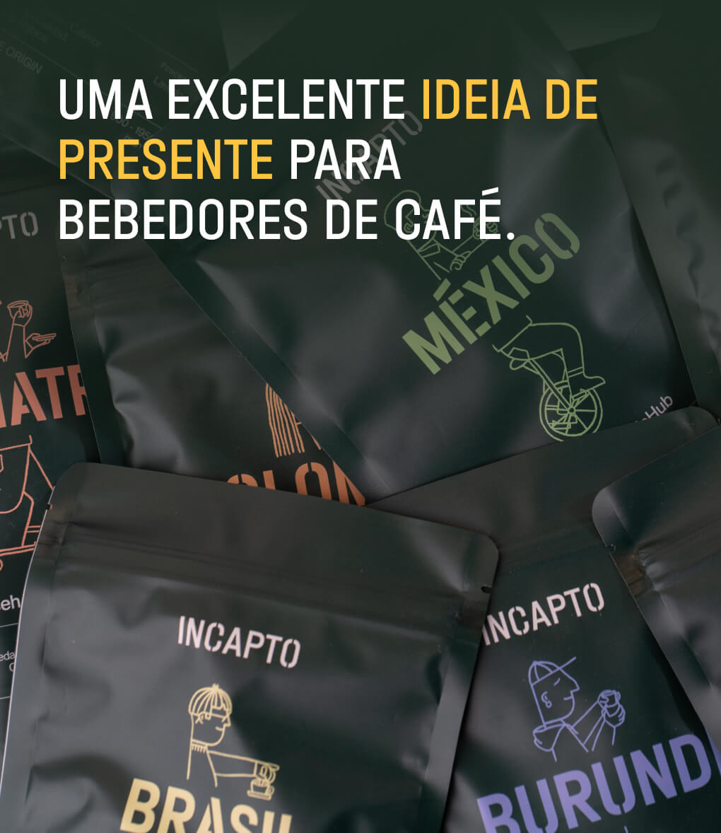 Pacote de café em grão Worldwide ideal para presentear