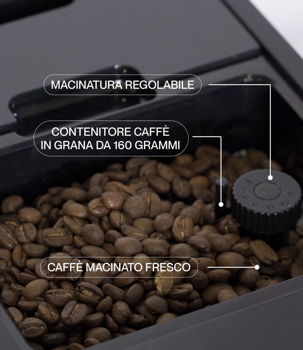 Macchina da caffè in grani, Modello nero - INCAPTO