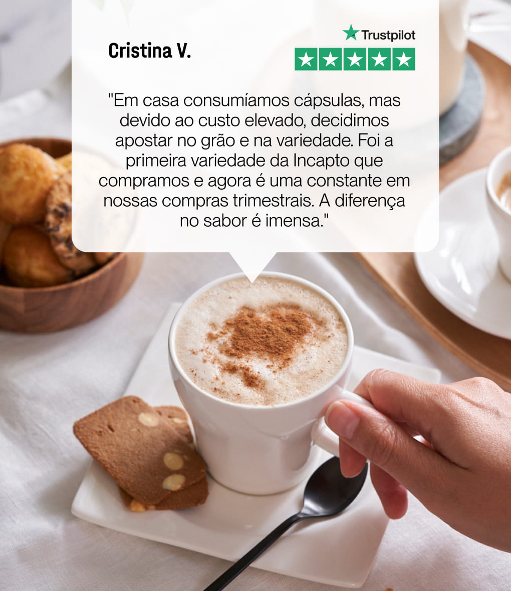 Avaliação do usuário sobre o café de especialidade originário da Colômbia