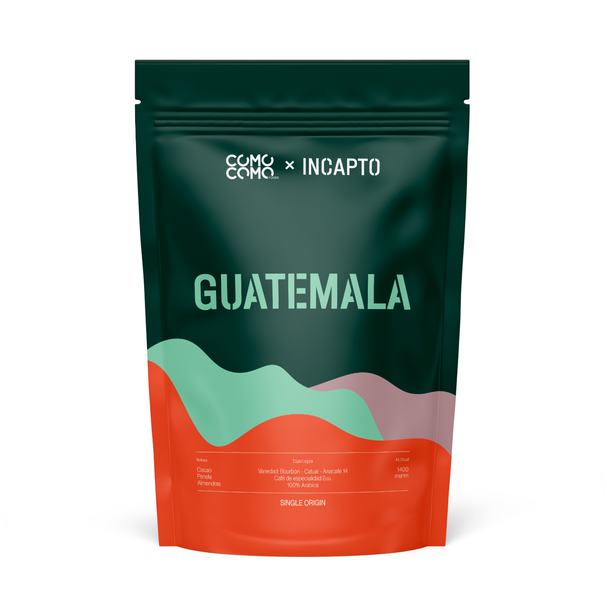 Café de Guatemala colaboración Como Como Foods