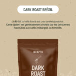 Caractéristiques du café en grains Dark Roast originaire du Brésil