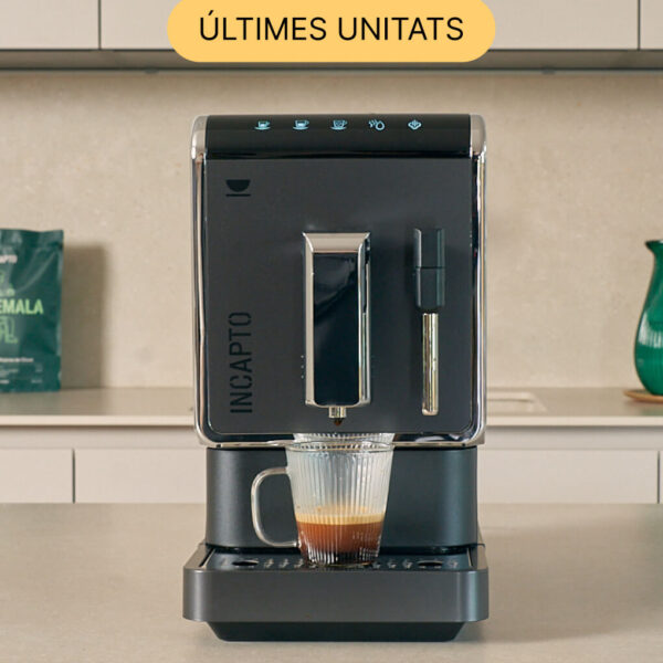 Últimes unitats de cafetera superautomàtica Incapto amb vaporitzador