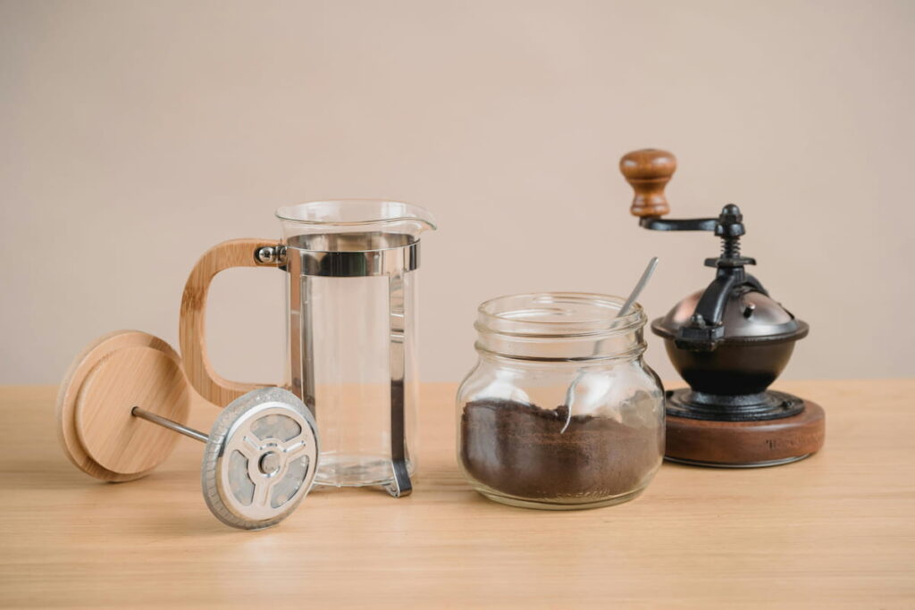 french press coffee methode preparation café